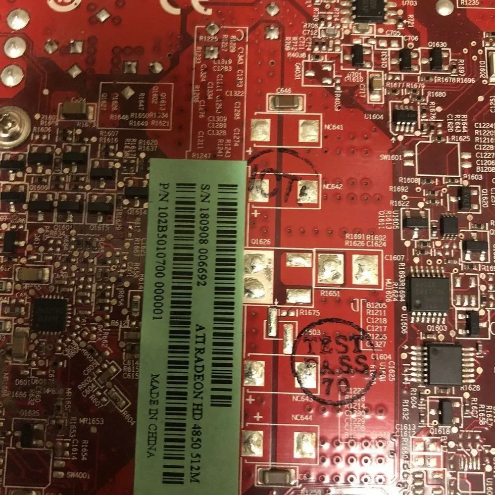 Dell 0U748J 102B5010700 ATI Radeon HD4850 512MB Video Card
